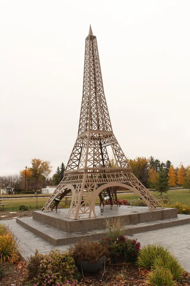 Eiffel Tower replica in the park